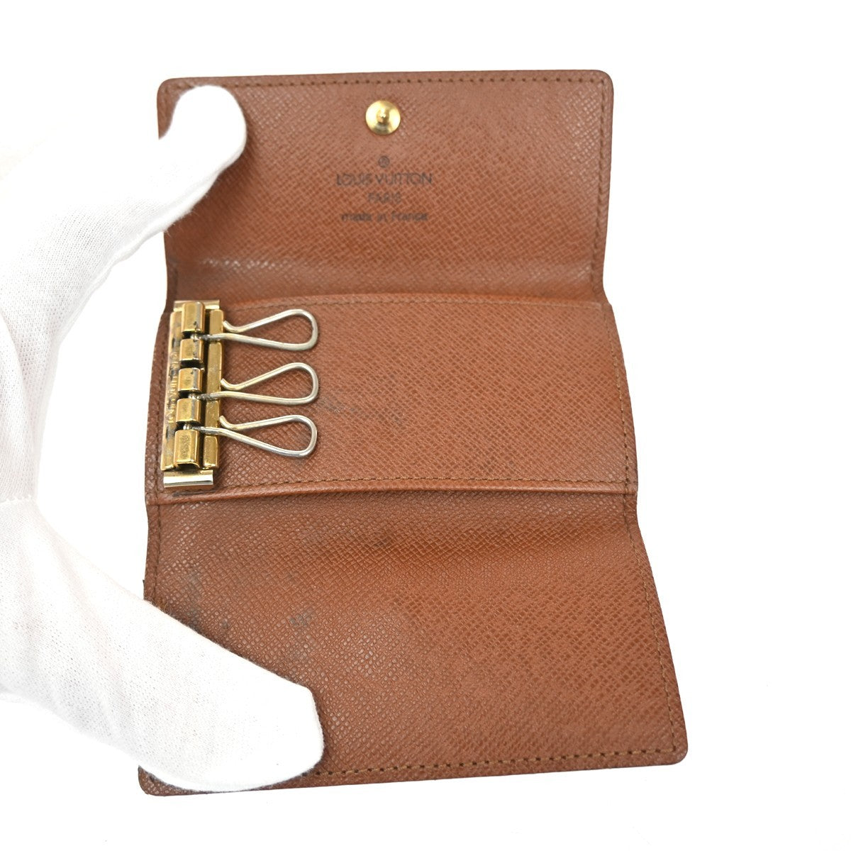 LOUIS VUITTON 3 Set Wallet Key Case Agenda Cover Monogram Epi Leather 67KC600