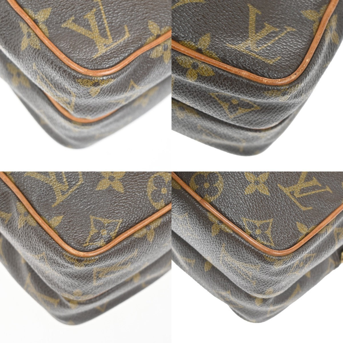 LOUIS VUITTON Mini Amazon Shoulder Bag Monogram Leather Brown M45238 86KC261