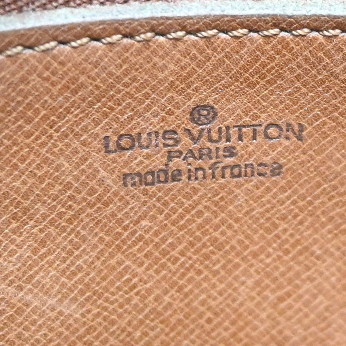 LOUIS VUITTON Jeune Fille PM Shoulder Bag Monogram Leather Brown M51227 33SA089