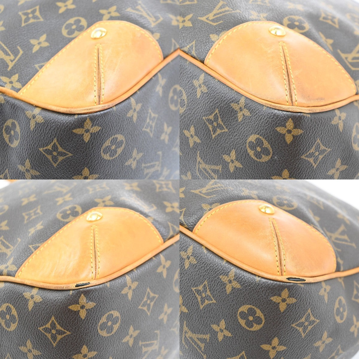 LOUIS VUITTON Estrela MM 2Way Shoulder Bag Monogram Leather Brown M41232 36TA718