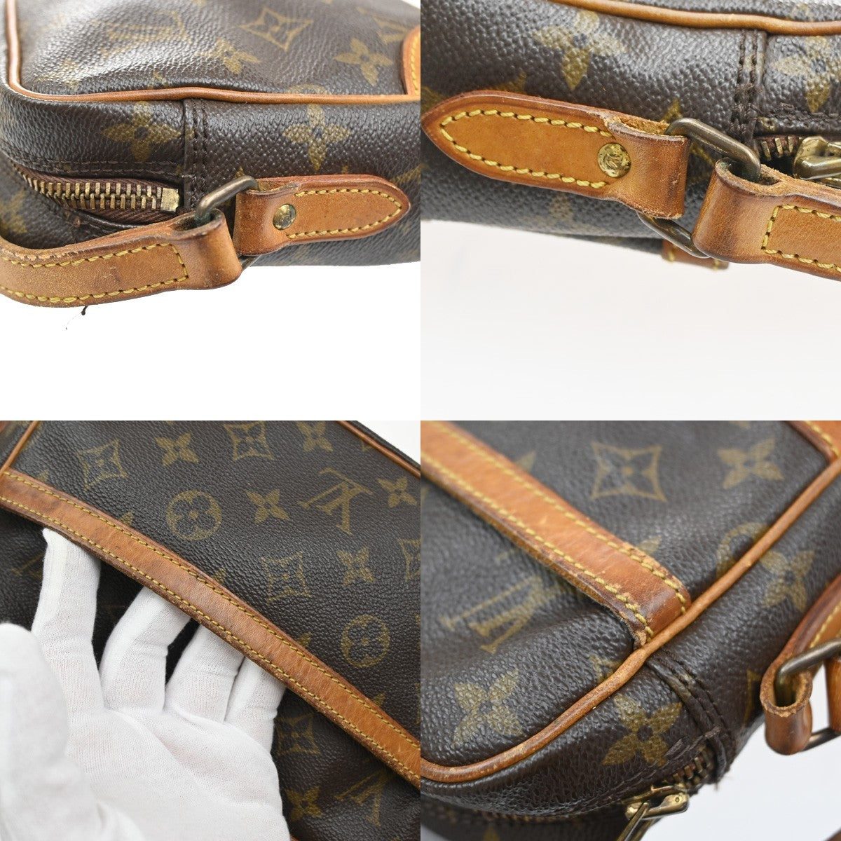 LOUIS VUITTON Trocadero 24 Shoulder Bag Monogram Leather Brown M51276 64SA075