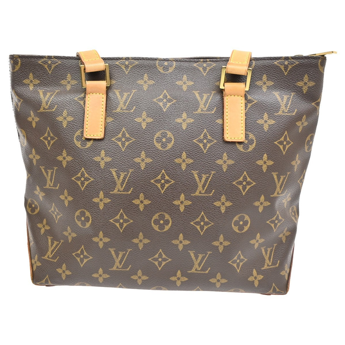 LOUIS VUITTON Cabas Piano Shoulder Bag Monogram Leather Brown M51148 20CA259