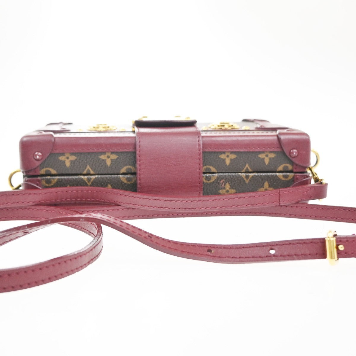 LOUIS VUITTON Petite Malle Shoulder Bag Monogram Leather France M45943 631RL785