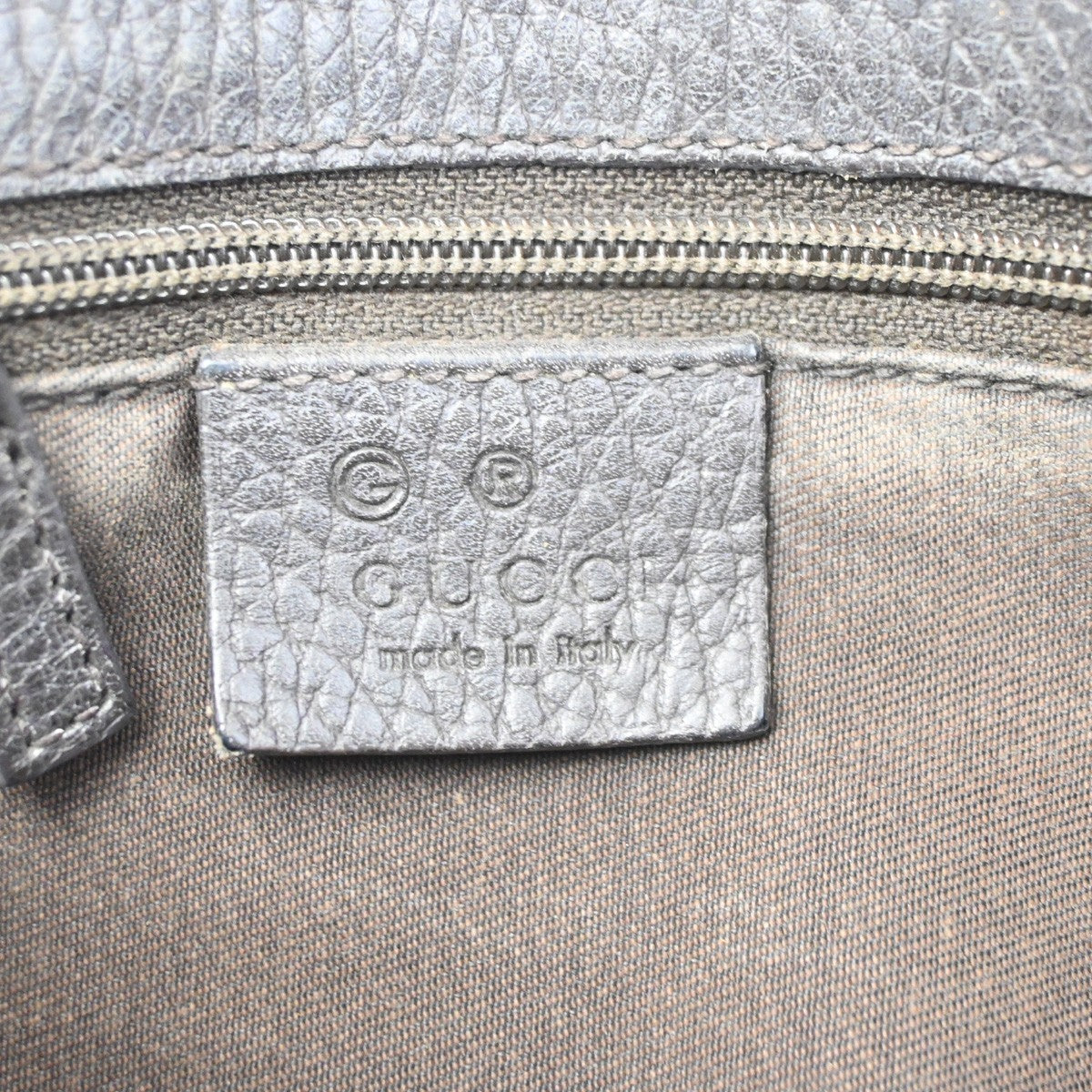 GUCCI GG Gifford Shoulder Tote Bag Canvas Leather Brown SHW Italy 02ZA178