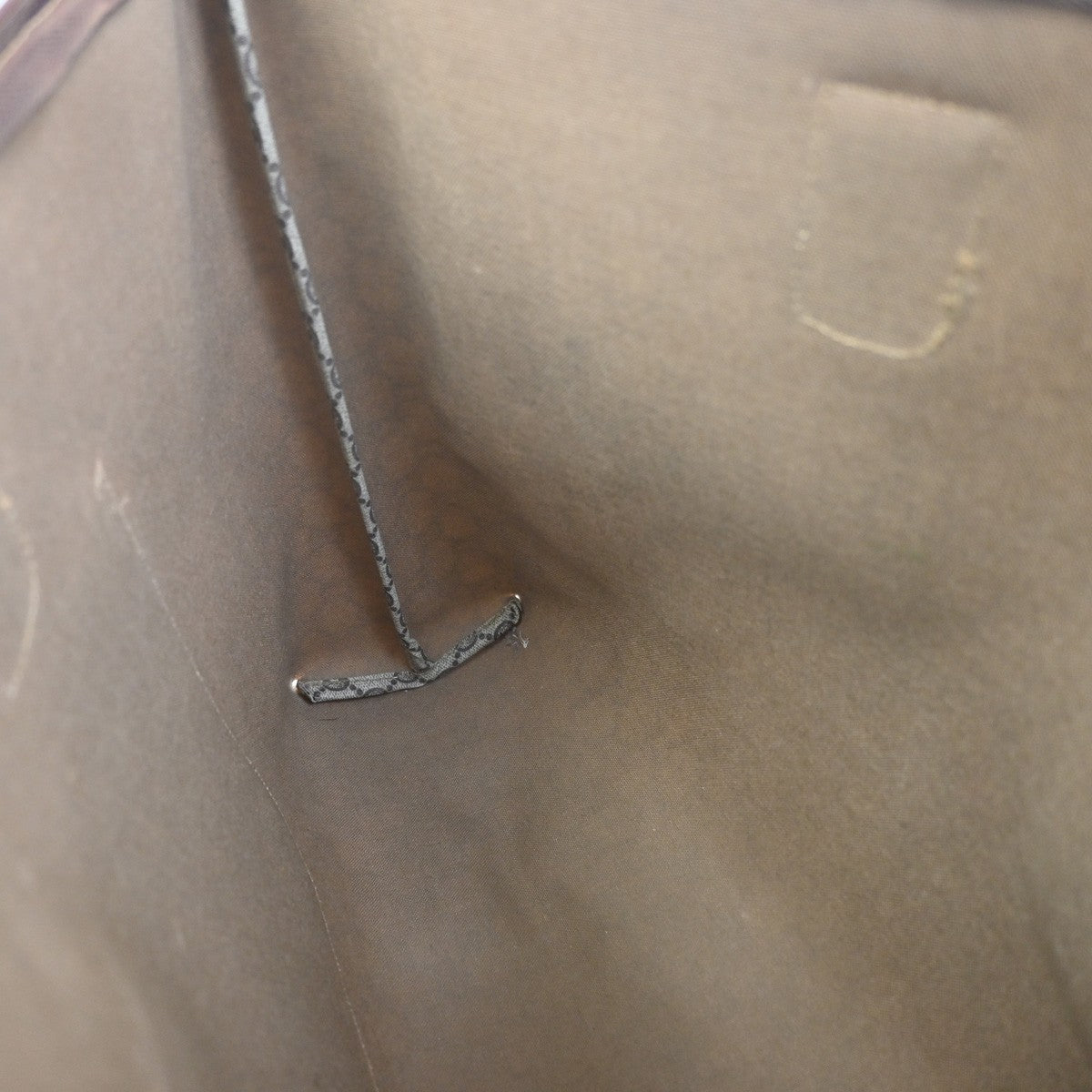 GUCCI PLUS GG Pattern Sherry Shoulder Tote Bag PVC Leather BE BN Italy 61ZA327