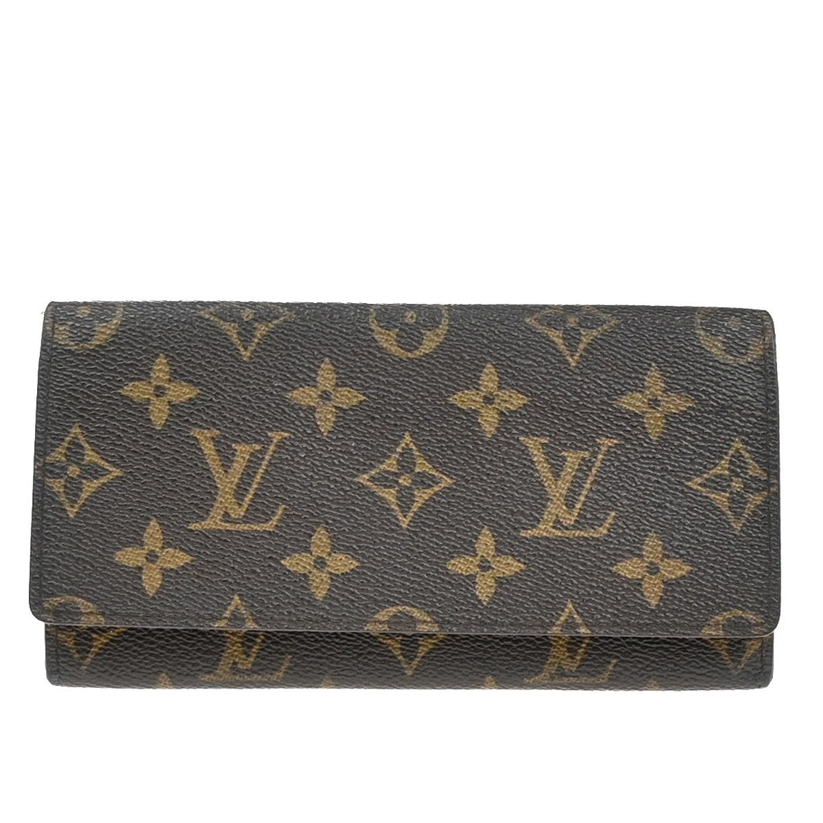 LOUIS VUITTON Yen 3 Cult Credit Long Wallet Monogram Leather M61818 05KC809