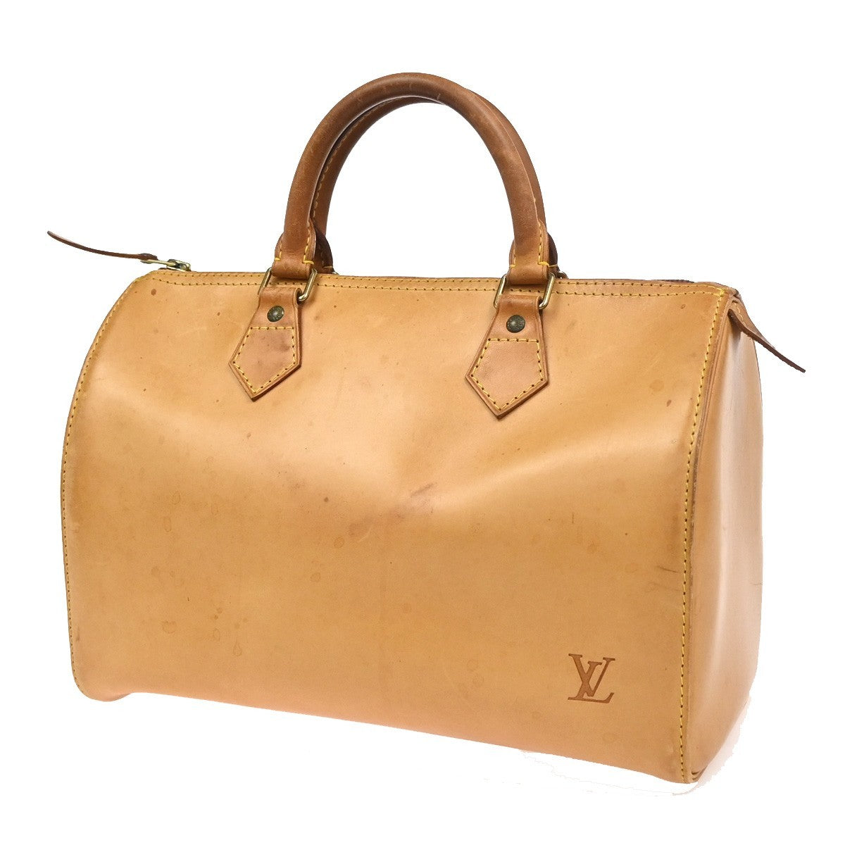 LOUIS VUITTON Speedy 30 Travel Hand Bag Nomade Leather Brown M85392 86ZA328