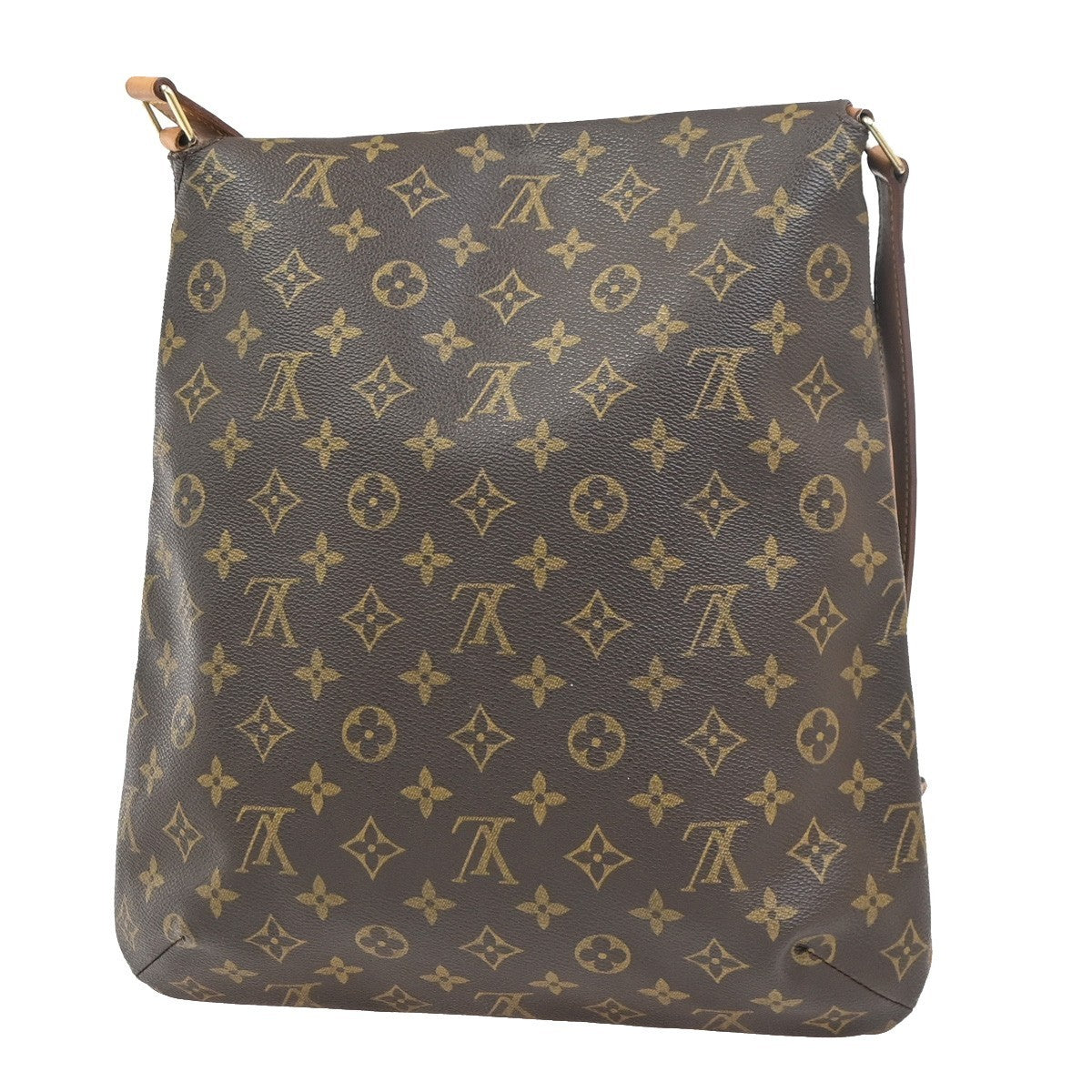 LOUIS VUITTON Musette Shoulder Bag Monogram Leather Brown France M51256 72KC826