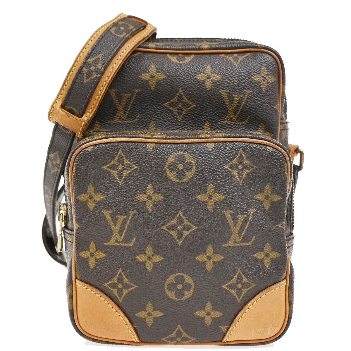 LOUIS VUITTON Amazon Crossbody Shoulder Bag Monogram Leather BN M45236 84TA648