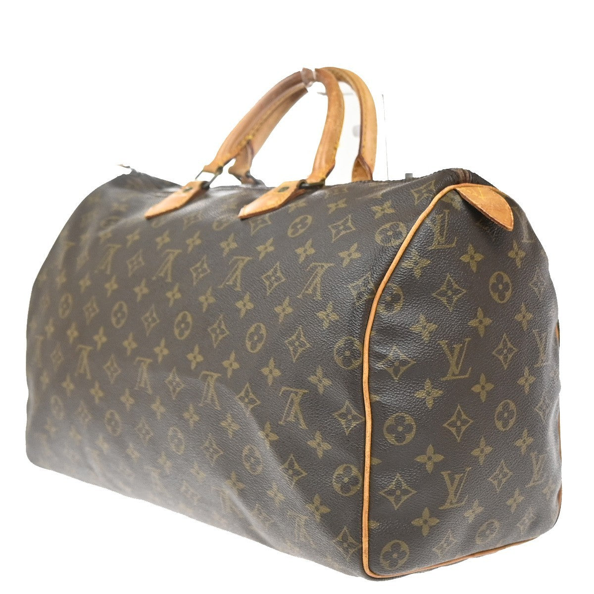 LOUIS VUITTON Speedy 40 Travel Hand Bag Monogram Leather Brown M41522 72MA515