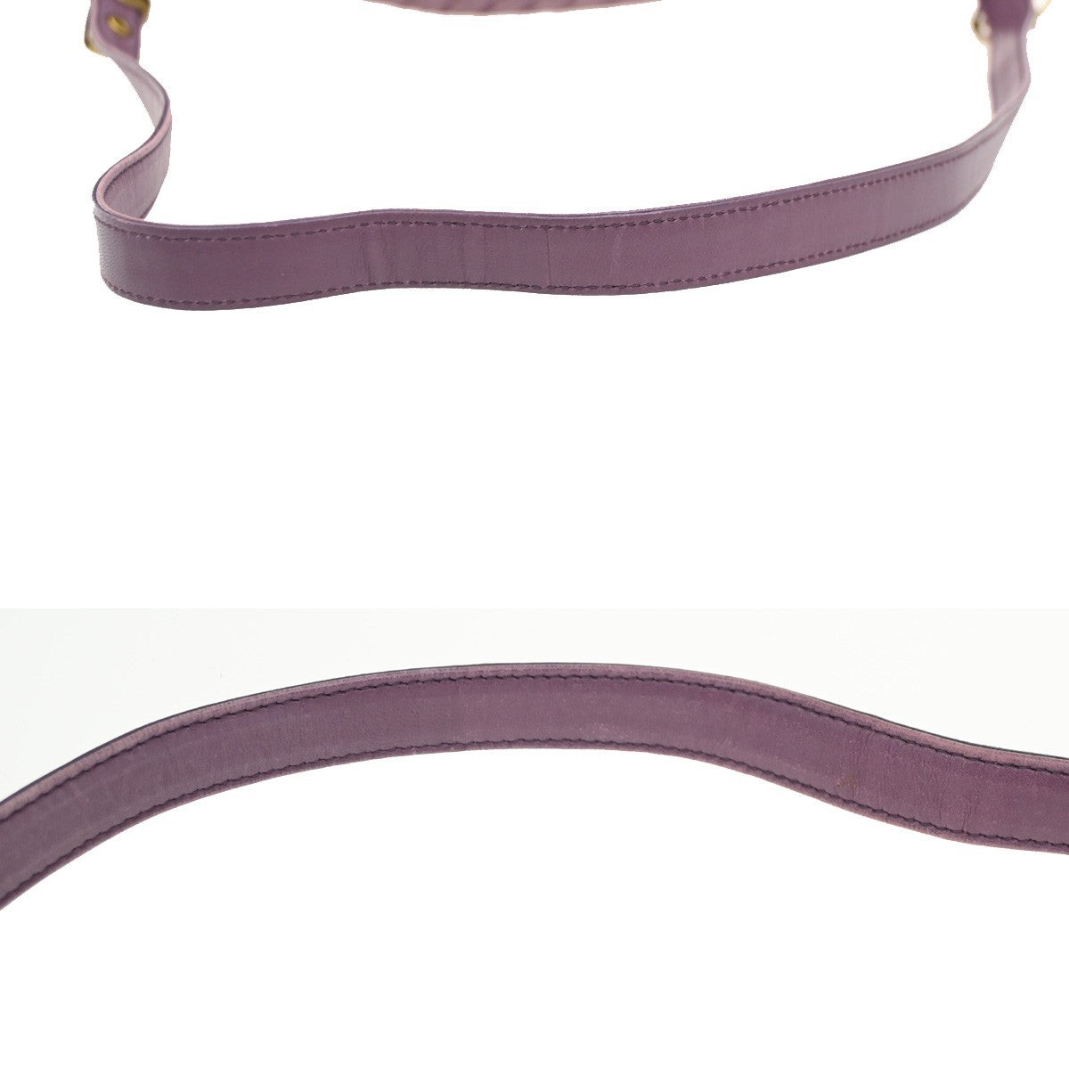 BOTTEGA VENETA Olimpia Intrecciato Shoulder Bag Leather Purple GHW Italy 12RL741
