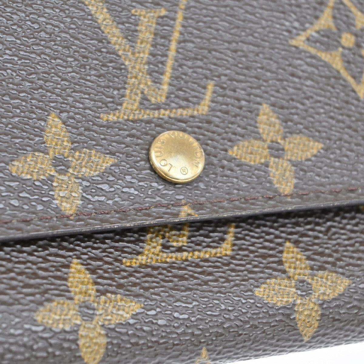 LOUIS VUITTON Porte Monnaie Zip Bifold Wallet Monogram BN M61735 01EE204