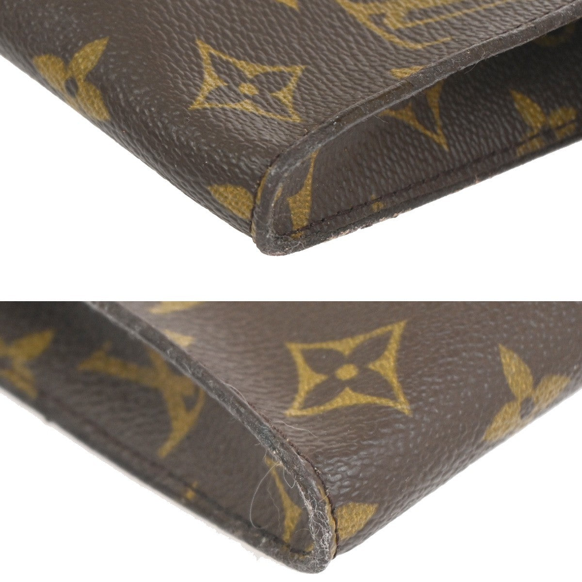 LOUIS VUITTON BUCKET GM Clutch Mini Pouch Bag Monogram Leather France 05KC734