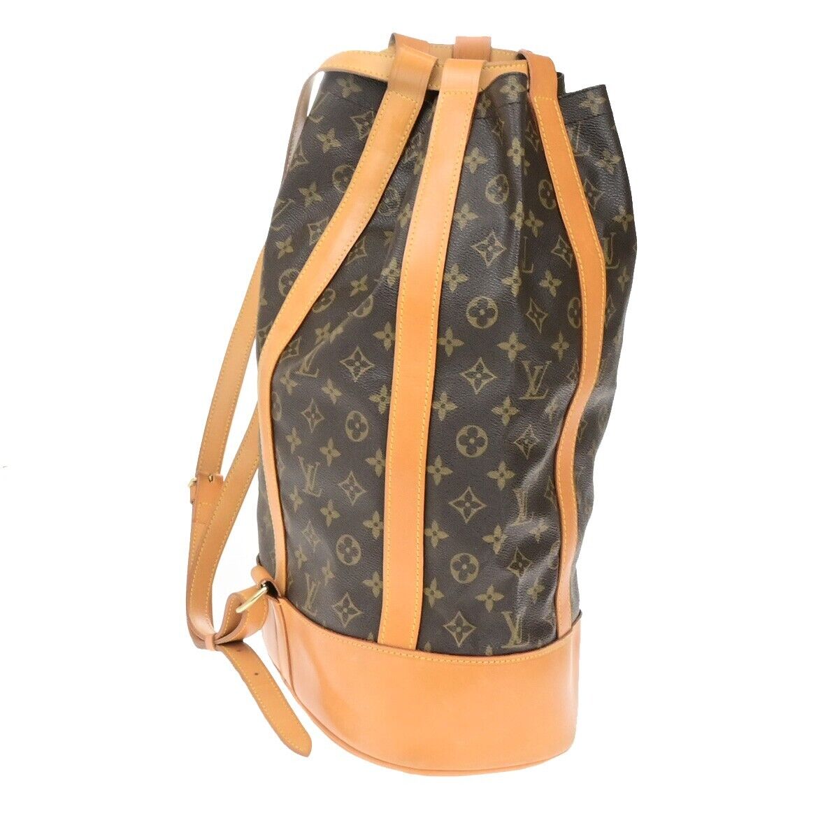 LOUIS VUITTON LV Randonnee GM Shoulder Bag Monogram Leather Brown M42244 20RK966