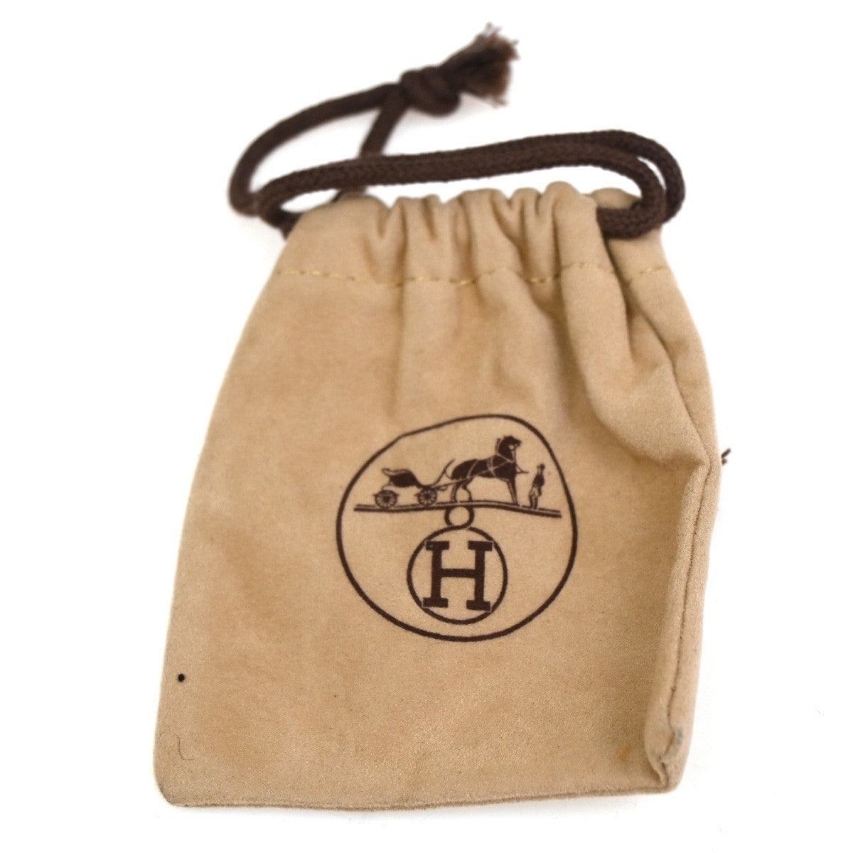 HERMES Her Bag Cabas Shoulder Hand Bag Canvas Leather Black SHW France 84RL826