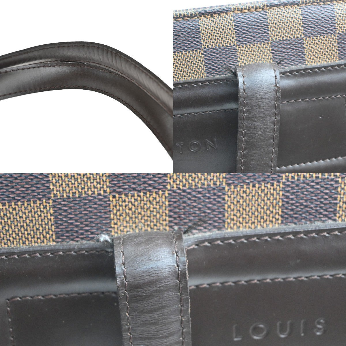 LOUIS VUITTON Parioli GM Shoulder Bag Damier Ebene Leather BN N51124 14MA533