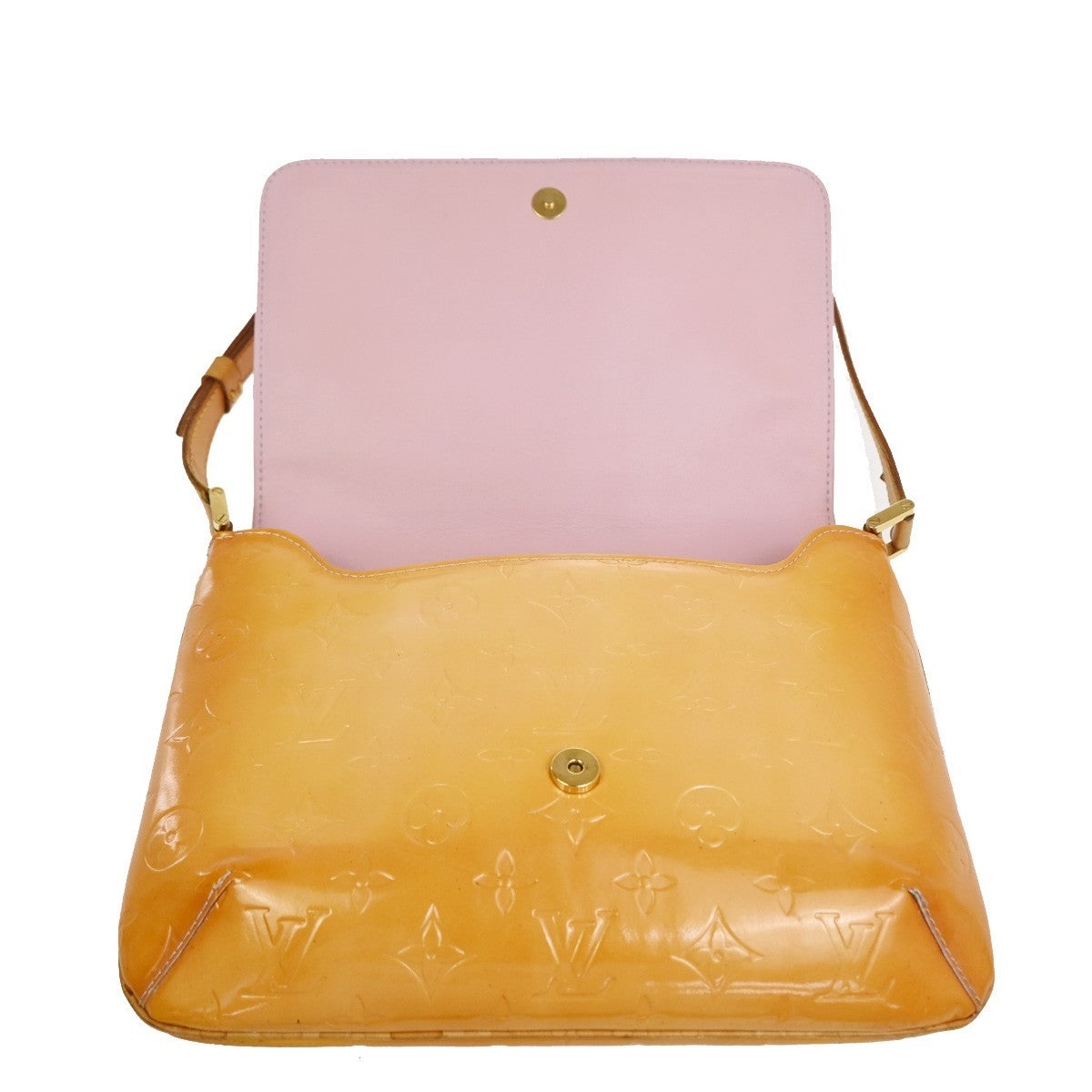 LOUIS VUITTON Thompson Street Shoulder Bag Monogram Vernis Rose M91070 61KC798