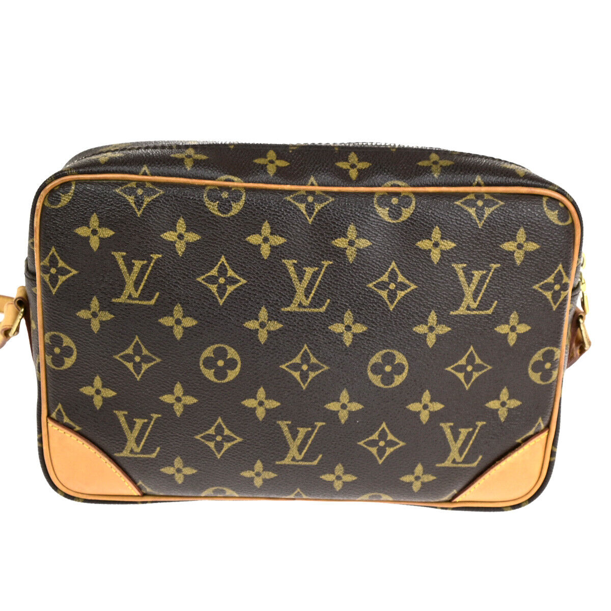LOUIS VUITTON Trocadero 27 Shoulder Bag Monogram Leather Brown M51274 99SJ108