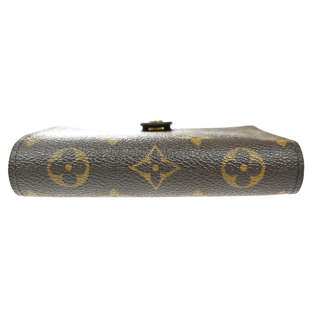 LOUIS VUITTON Compact Zip Bifold Wallet Monogram Leather Brown M61674 73TA240