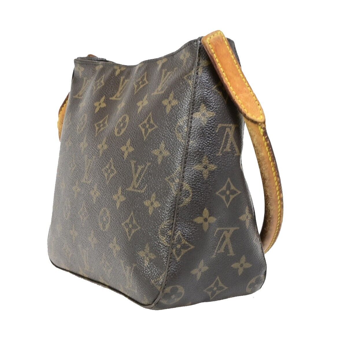 LOUIS VUITTON Looping MM Shoulder Bag Monogram Leather BN France M51146 69EB650