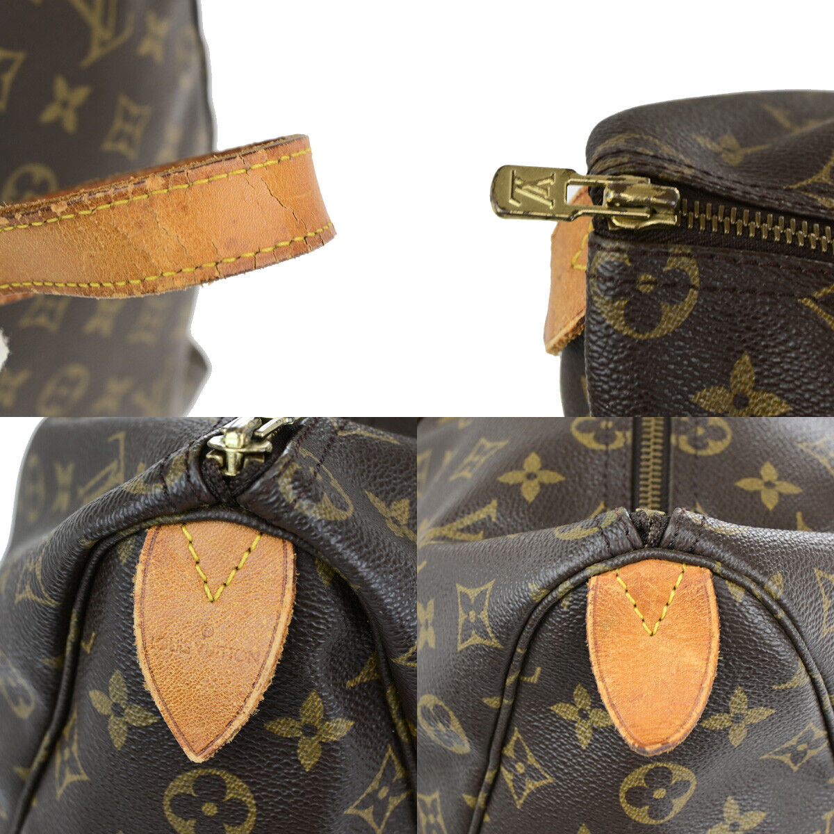 LOUIS VUITTON Flanerie 50 Shoulder Bag Monogram Leather Brown M51116 16YF071
