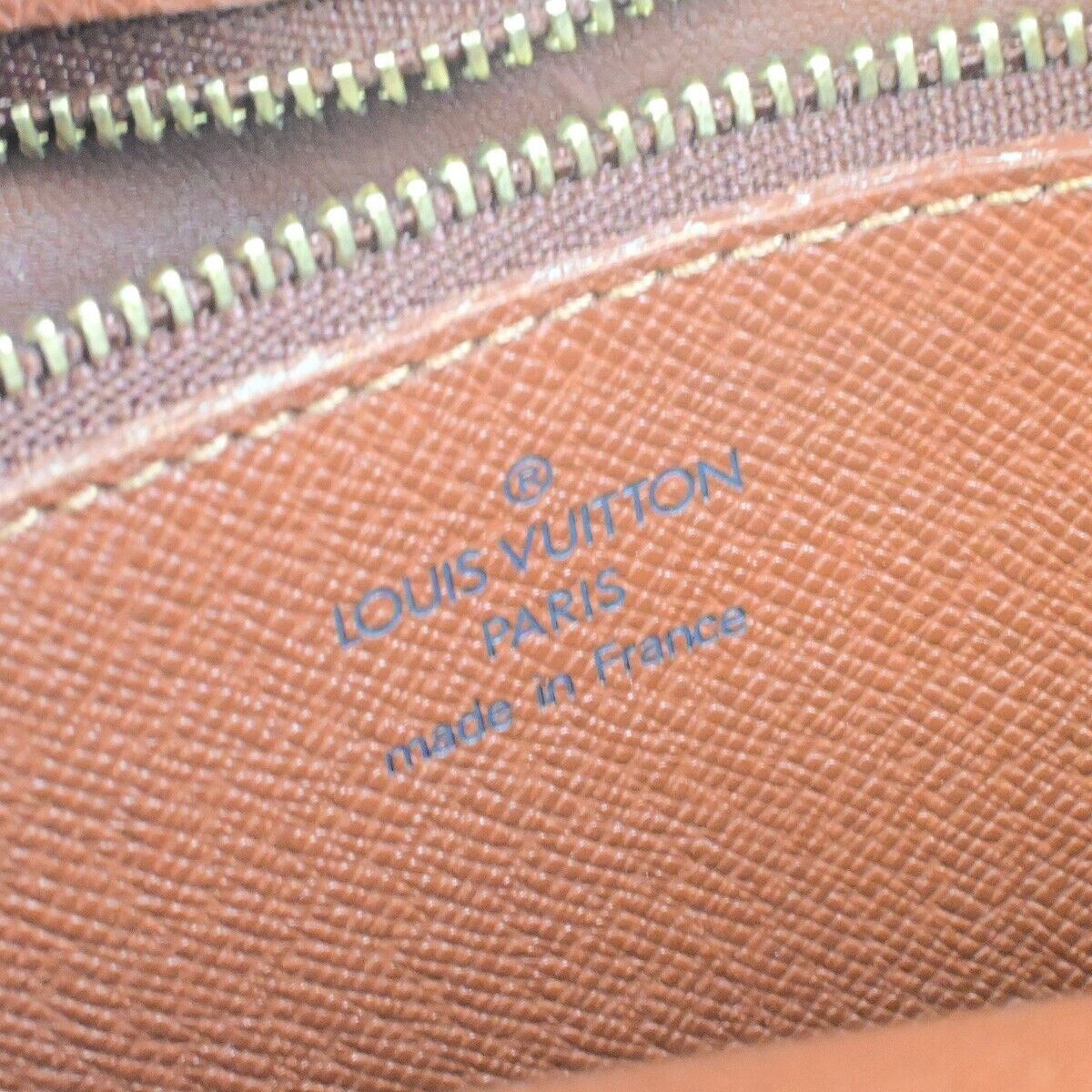 LOUIS VUITTON Jeune Fille MM Shoulder Bag Monogram Leather Brown M51226 80ED804