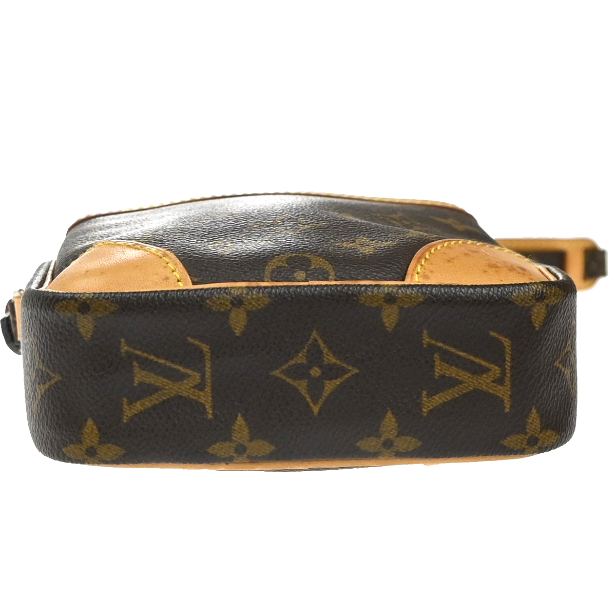 LOUIS VUITTON Danube Shoulder Bag Monogram Leather Brown France M45266 84KC774