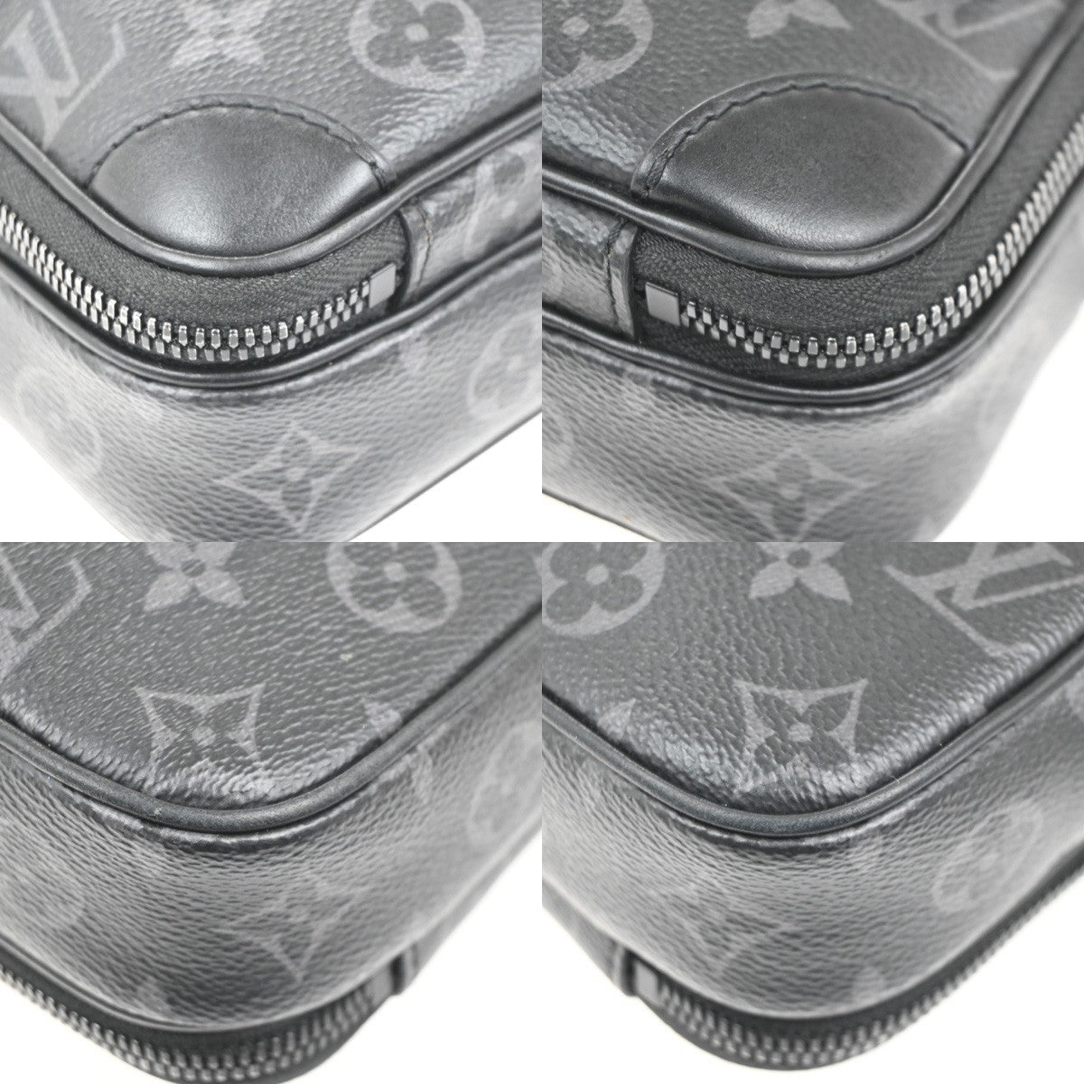 LOUIS VUITTON Alpha Wearable Shoulder Bag Monogram Eclipse Black M82542 660MA337