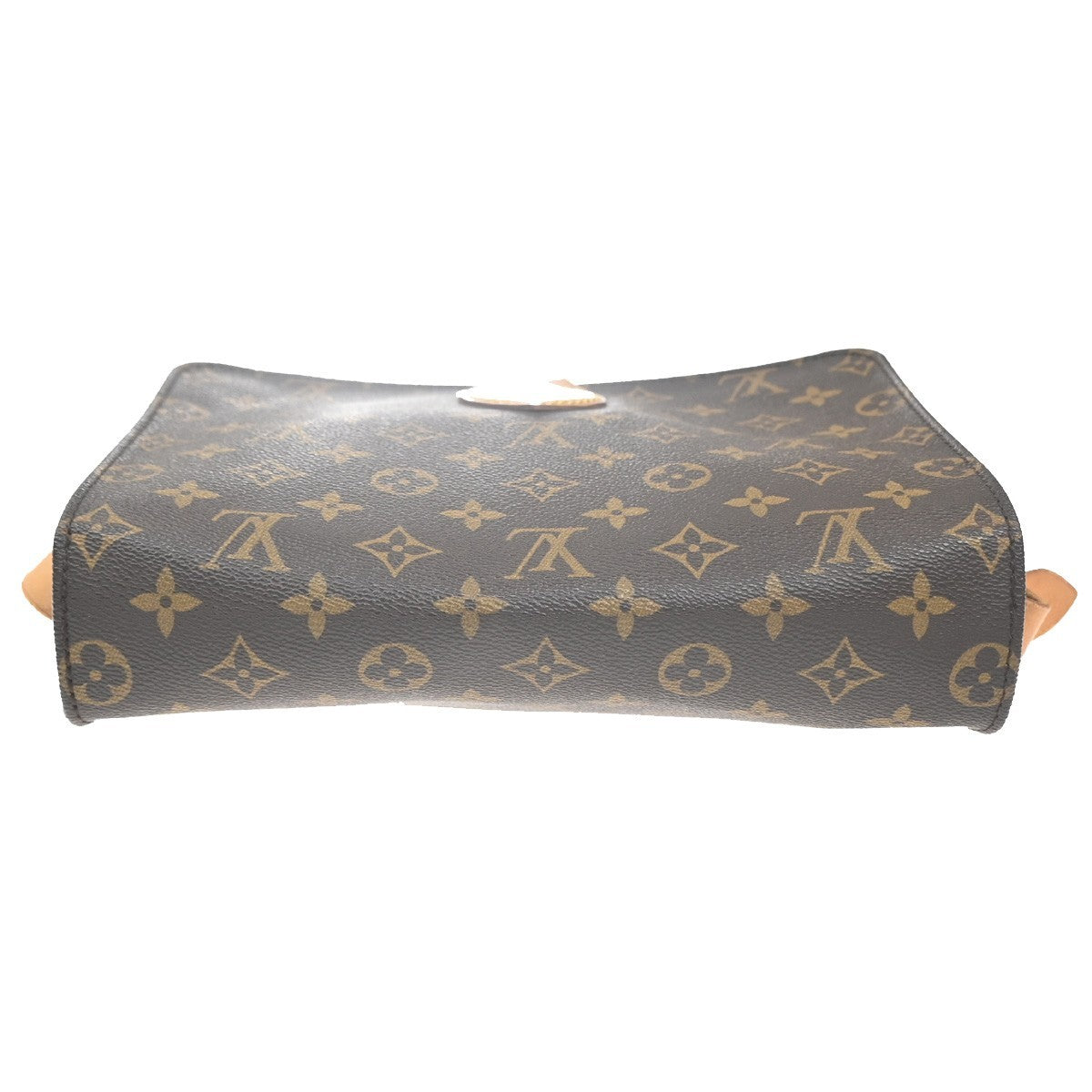 LOUIS VUITTON Cartouchiere GM Shoulder Bag Monogram Leather Brown M51252 72EF802