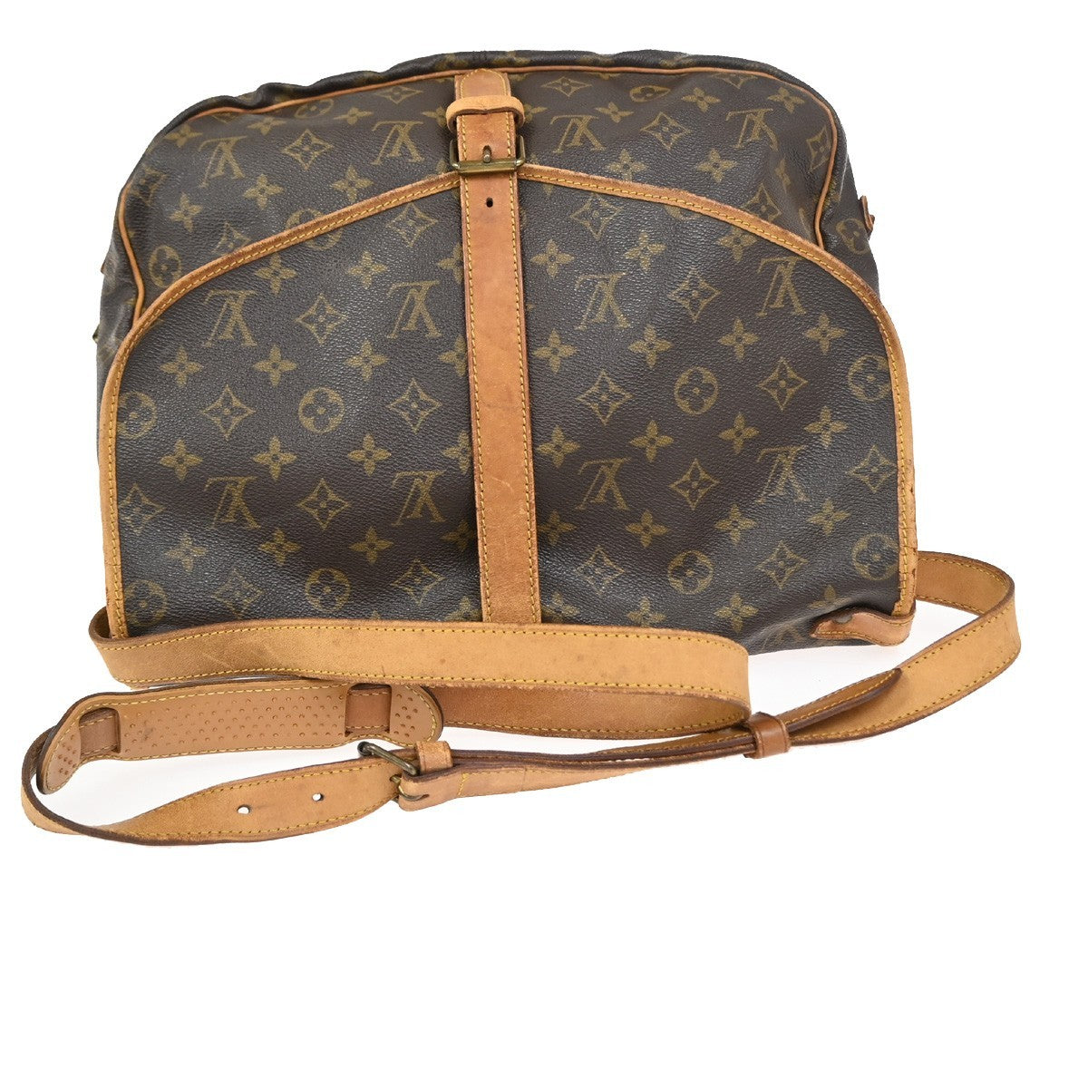 LOUIS VUITTON Saumur 35 Shoulder Bag Monogram Leather BN France M42254 32CA911