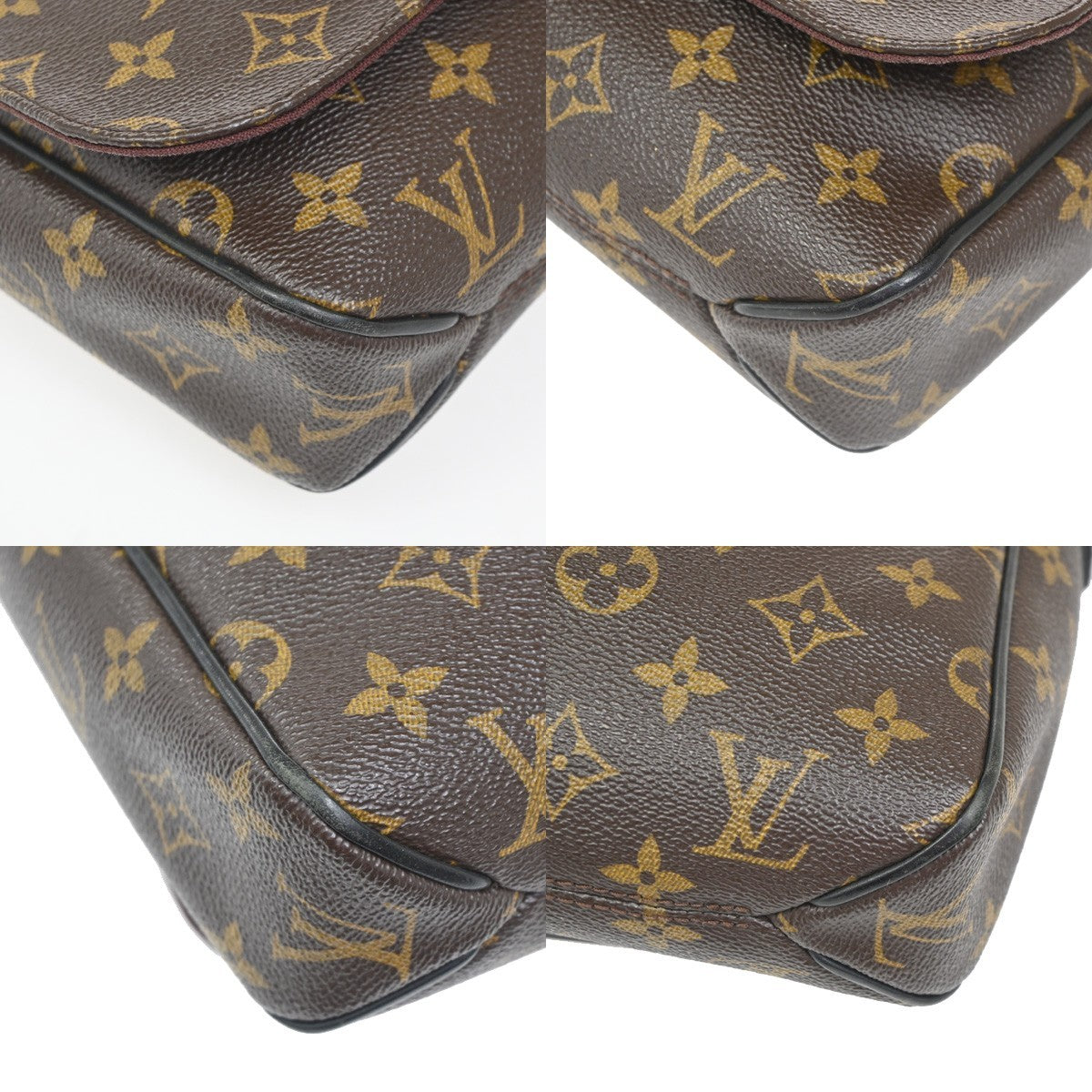 LOUIS VUITTON District PM Messenger Bag Monogram Macassar Brown M40935 10ZA053