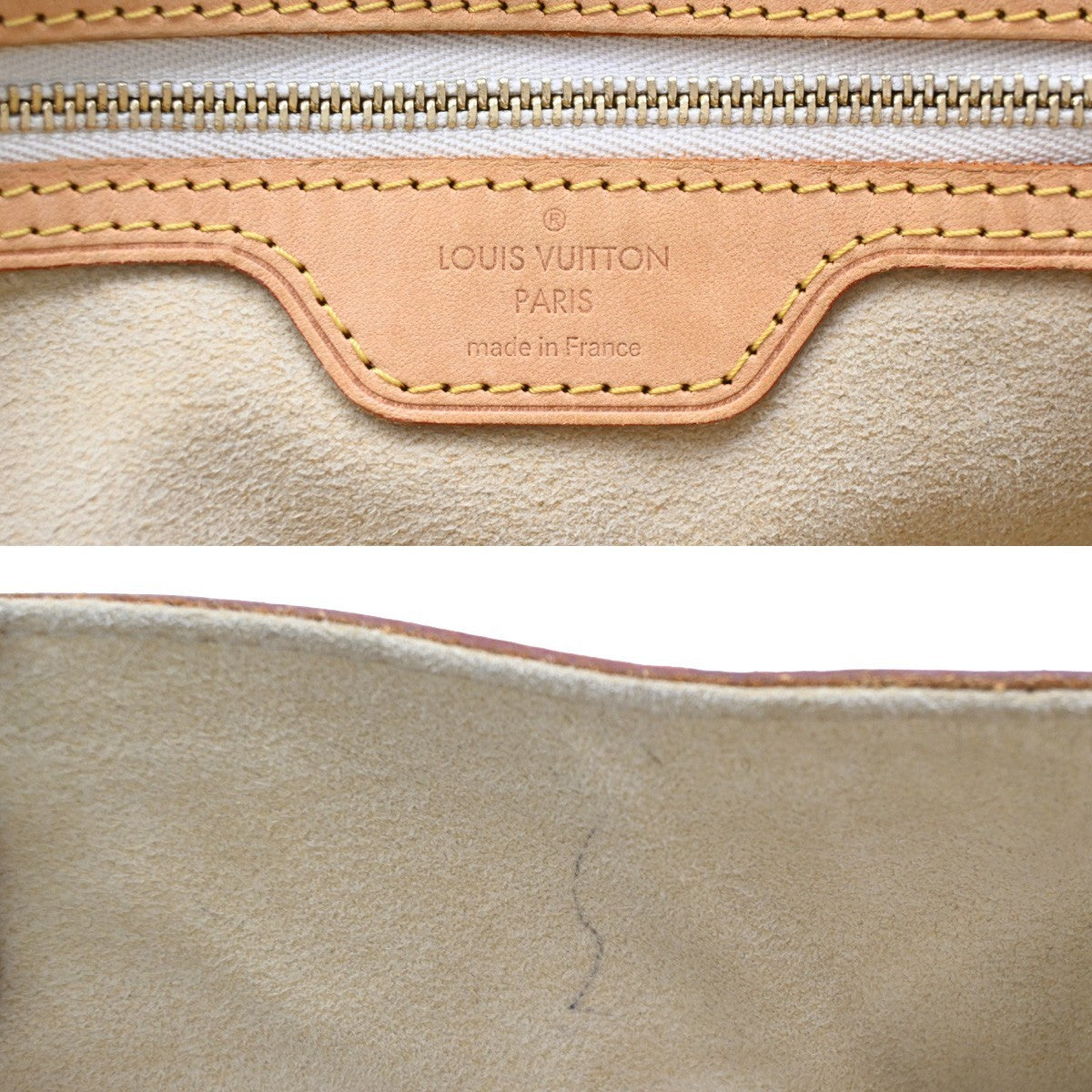 LOUIS VUITTON Hampstead PM Shoulder Bag Damier Azur Leather White N51207 18PA107