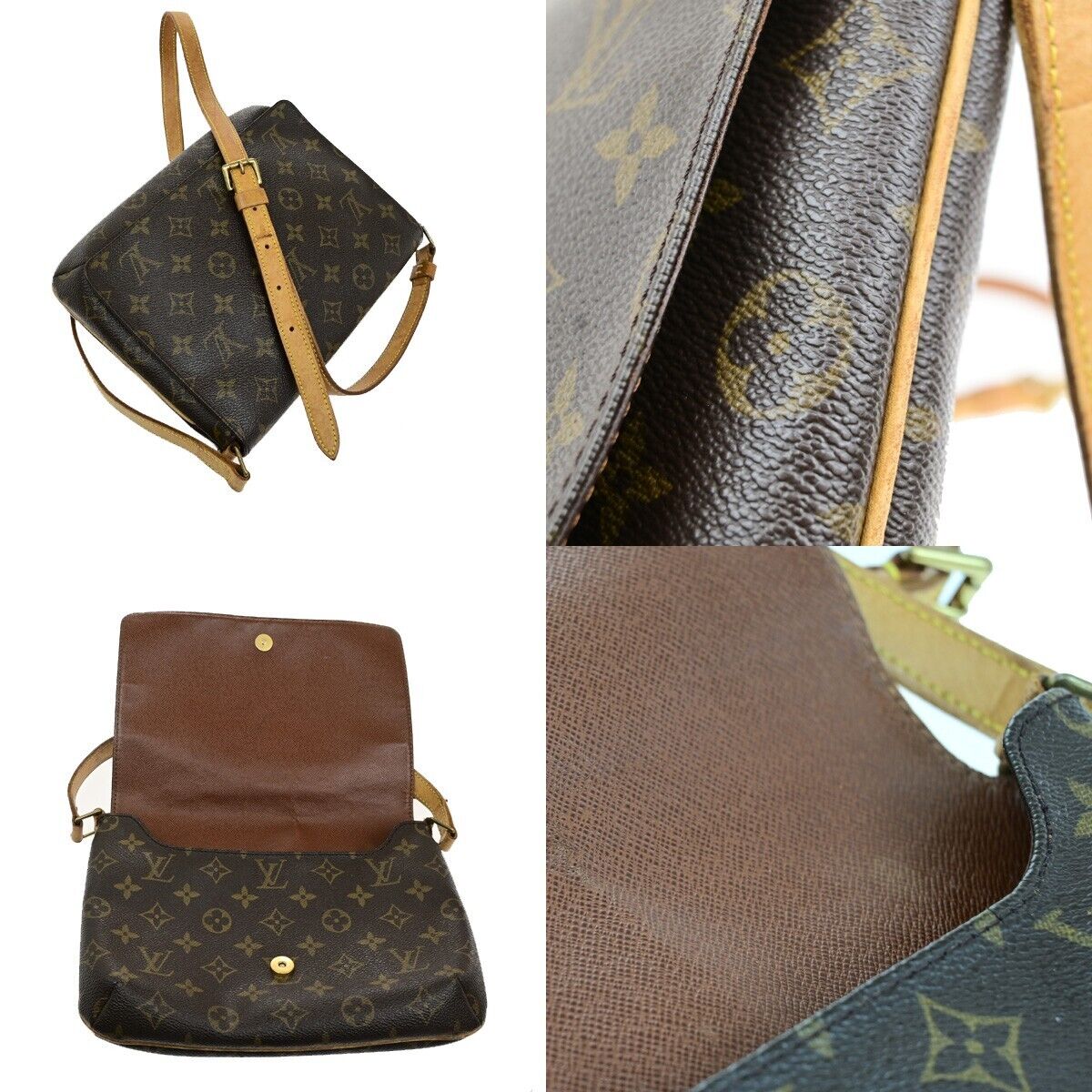 LOUIS VUITTON Musette Tango Short Shoulder Bag Monogram Leather M51257 30FB523