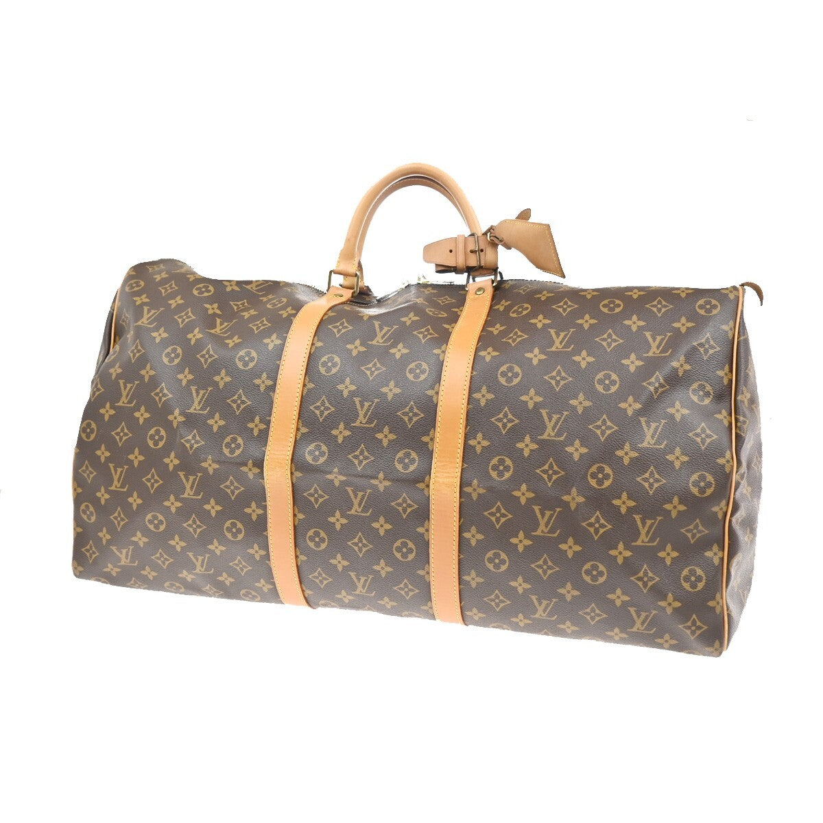 LOUIS VUITTON Keepall 60 Travel Hand Bag Monogram Leather Brown M41422 73EE235