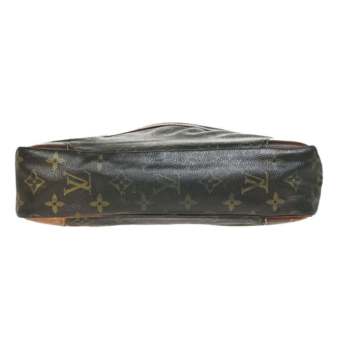 LOUIS VUITTON Compiegne 28 Clutch Hand Bag Monogram Leather Brown M51845 07SH991