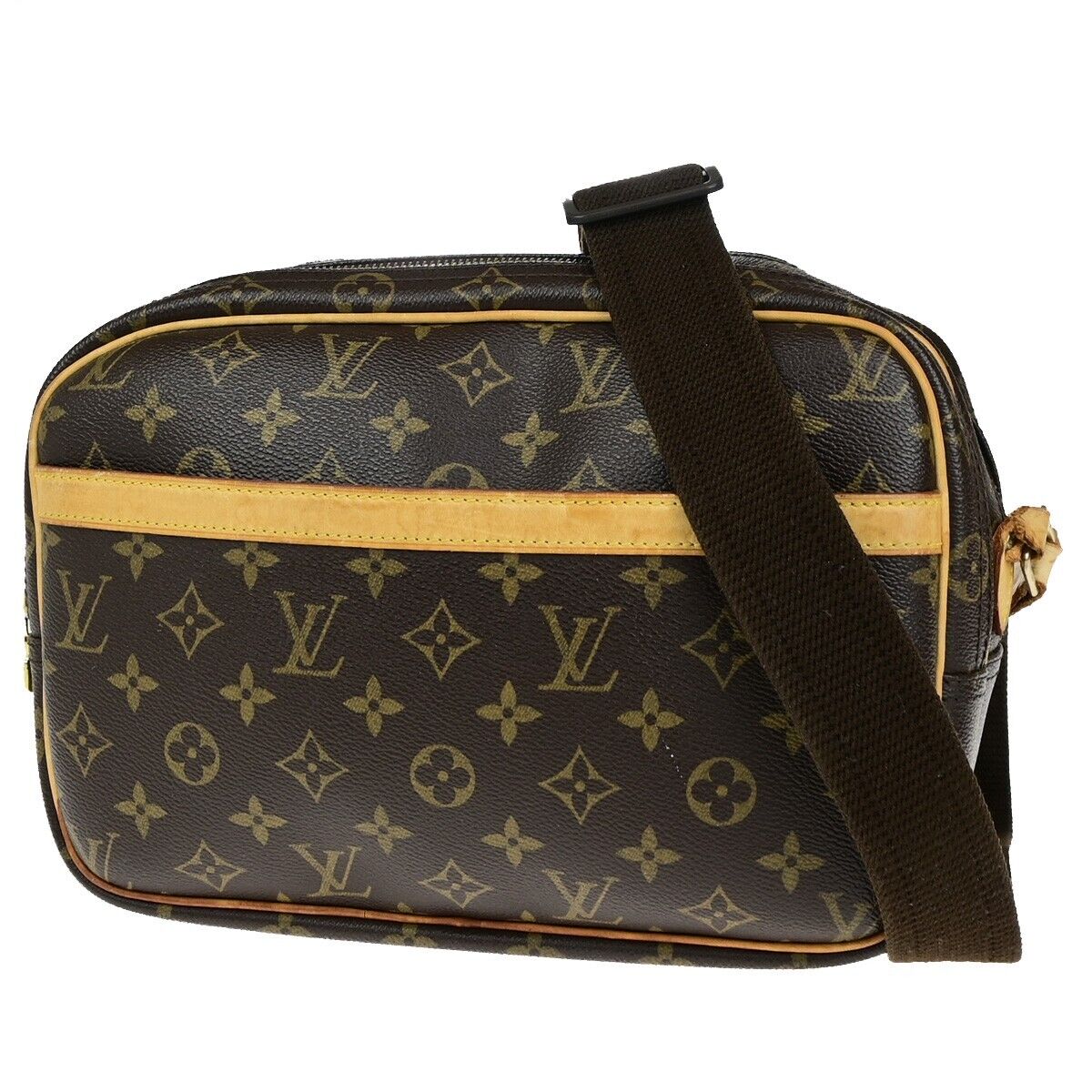 LOUIS VUITTON Reporter PM Crossbody Shoulder Bag Monogram Leather M45254 62ED257