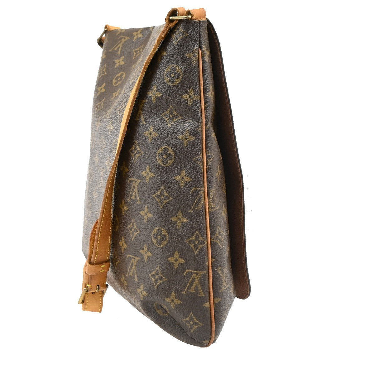 LOUIS VUITTON Musette Shoulder Bag Monogram Leather Brown France M51256 30PA120