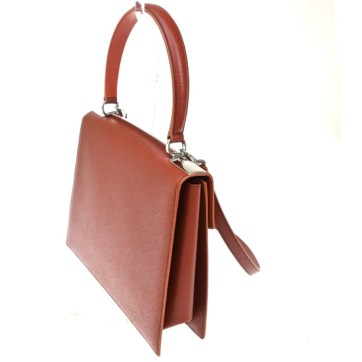 SALVATORE FERRAGAMO Gancini 2Way Shoulder Hand Bag Leather BN SHW Italy 34RL644