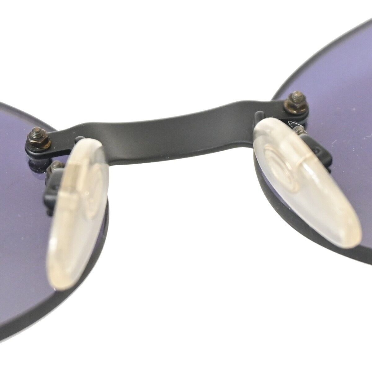 CHANEL CC Logo Sunglasses Eye Wear Metal Plastic 11758 Black Italy 05FA147