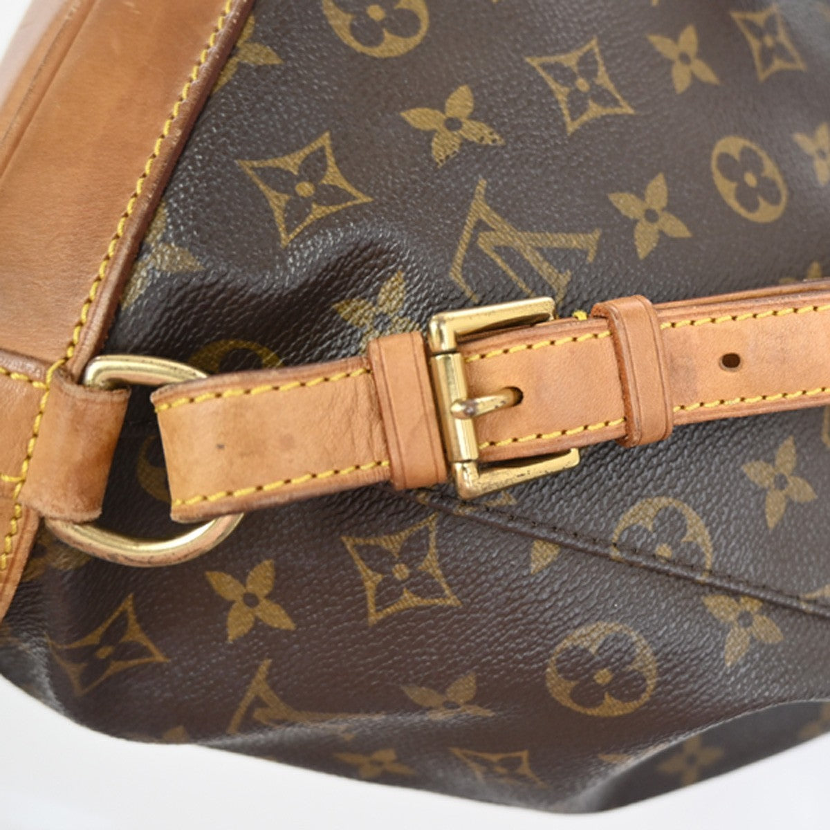 LOUIS VUITTON Montsouris MM Backpack Bag Monogram Leather Brown M51136 72KC944