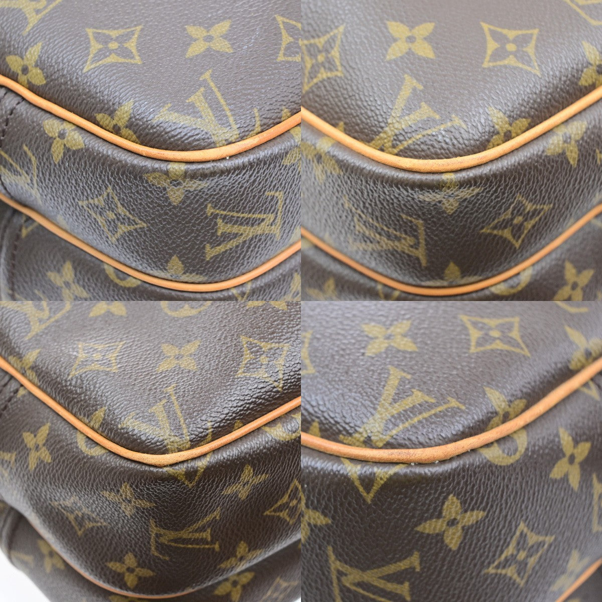 LOUIS VUITTON Reporter Crossbody Shoulder Bag Monogram Leather BN M45254 35MA707