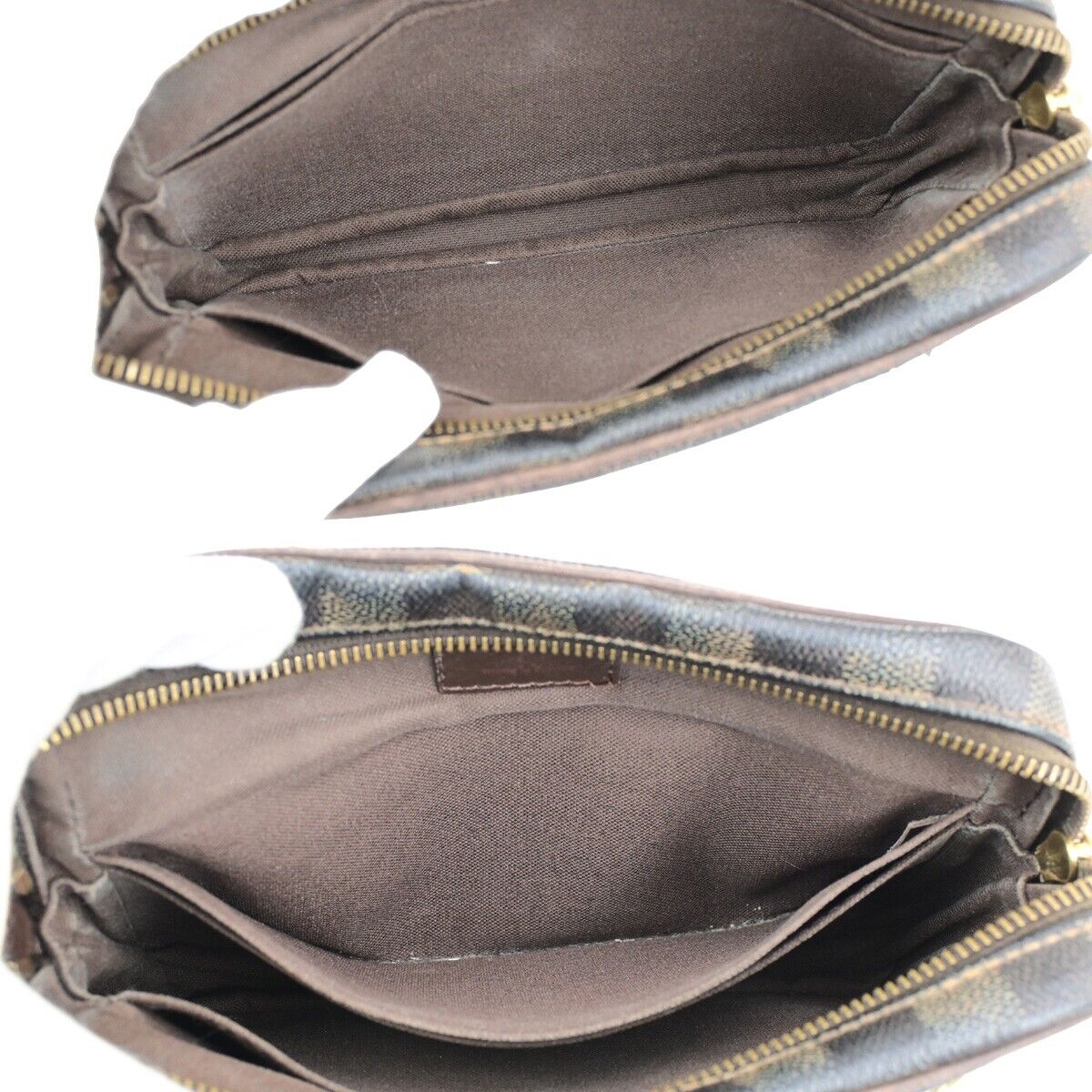 LOUIS VUITTON  Pochette Bier Macau Clutch Bag Damier  Leather BN N61739 63EC933