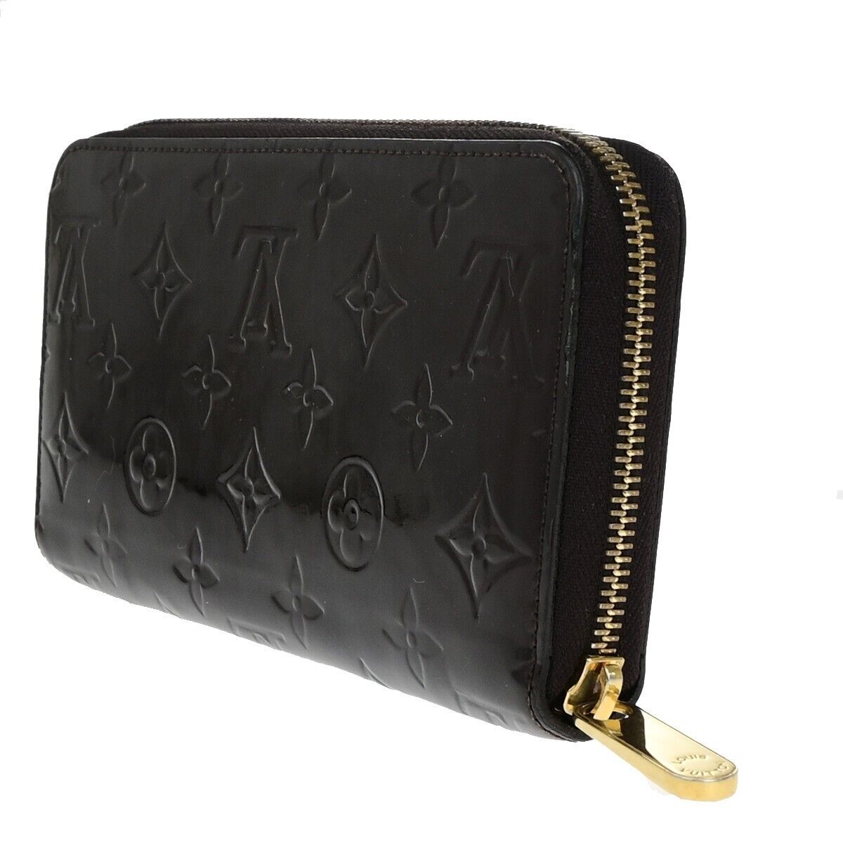 LOUIS VUITTON Zippy Long Wallet Monogram Vernis Leather Amarante M93522 36EB377