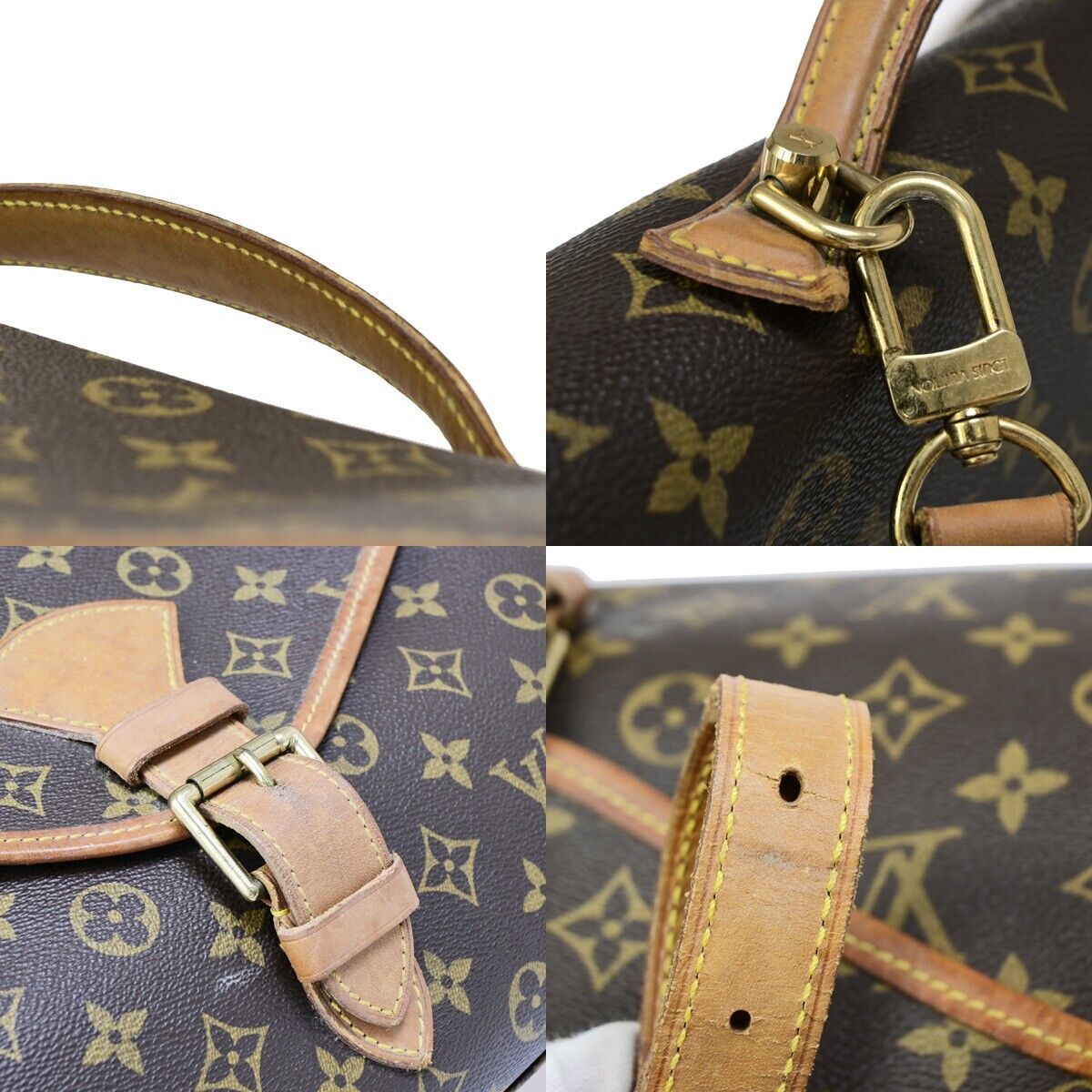 LOUIS VUITTON Beverly Hand Bag Briefcase Monogram Leather Brown M51121 81EB853