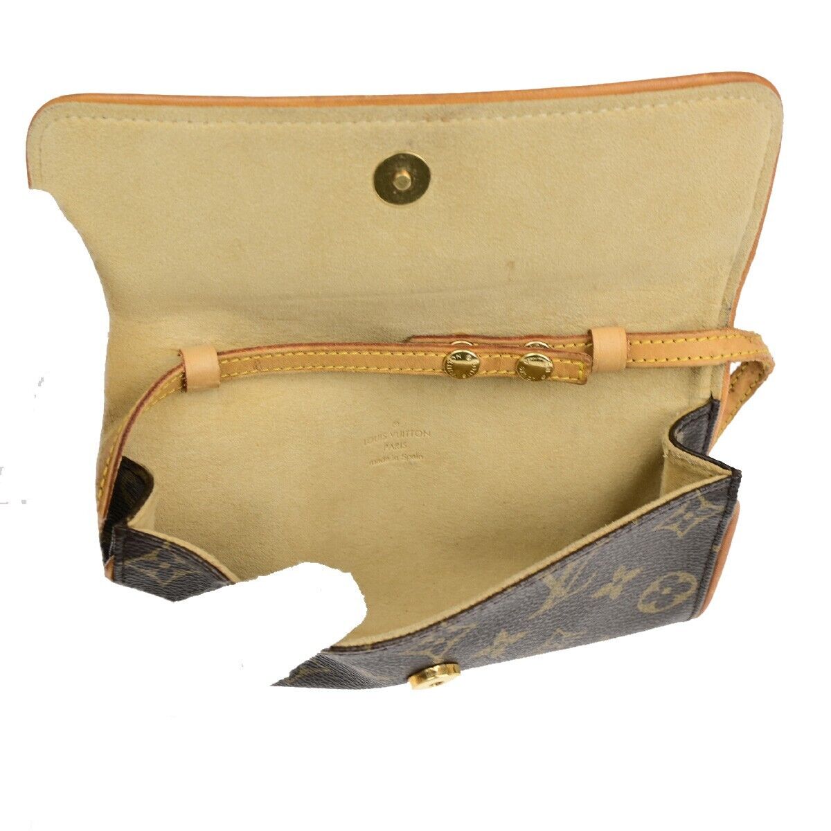 LOUIS VUITTON Pochette Twin PM 2Way Shoulder Clutch Bag Monogram M51854 30EC225