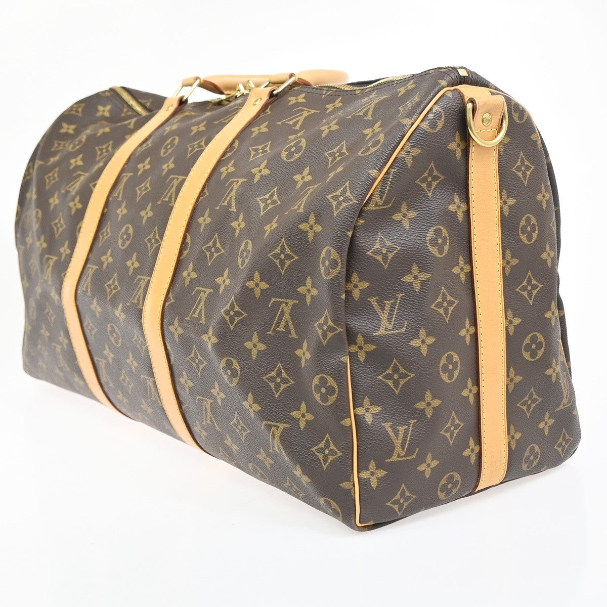 LOUIS VUITTON Keepall Bandouliere 50 Handbag Monograme Leather BN M41416 11ZA354