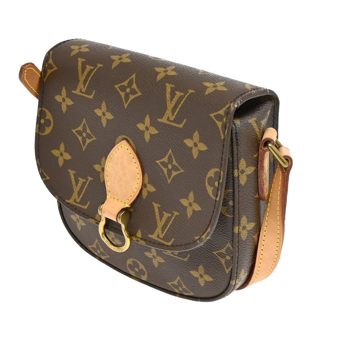 LOUIS VUITTON Mini Saint Cloud Shoulder Bag Monogram Leather BN M51244 72MA036
