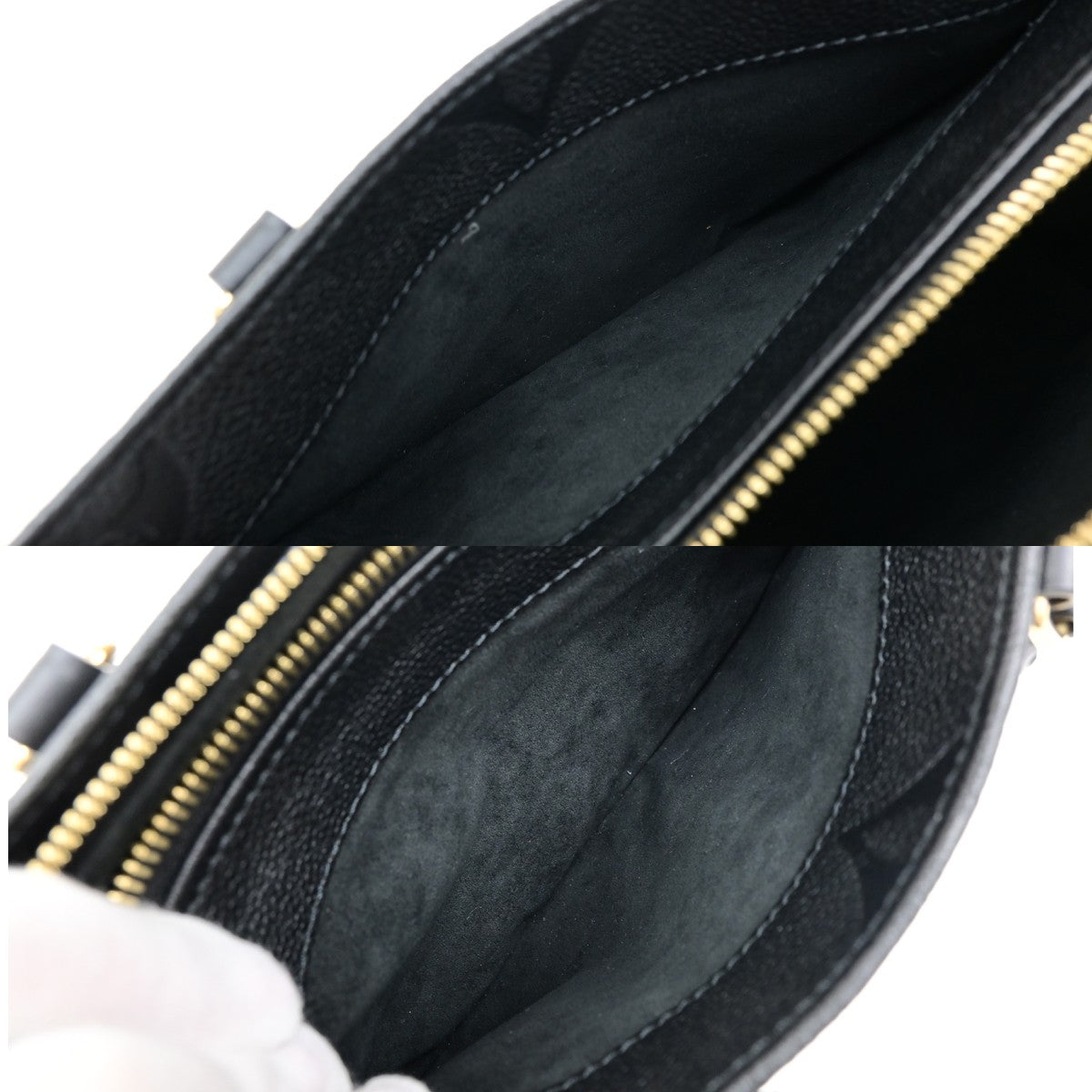 LOUIS VUITTON Onthego EW 2Way Hand Bag Monogram Empreinte Black M23640 709RL072