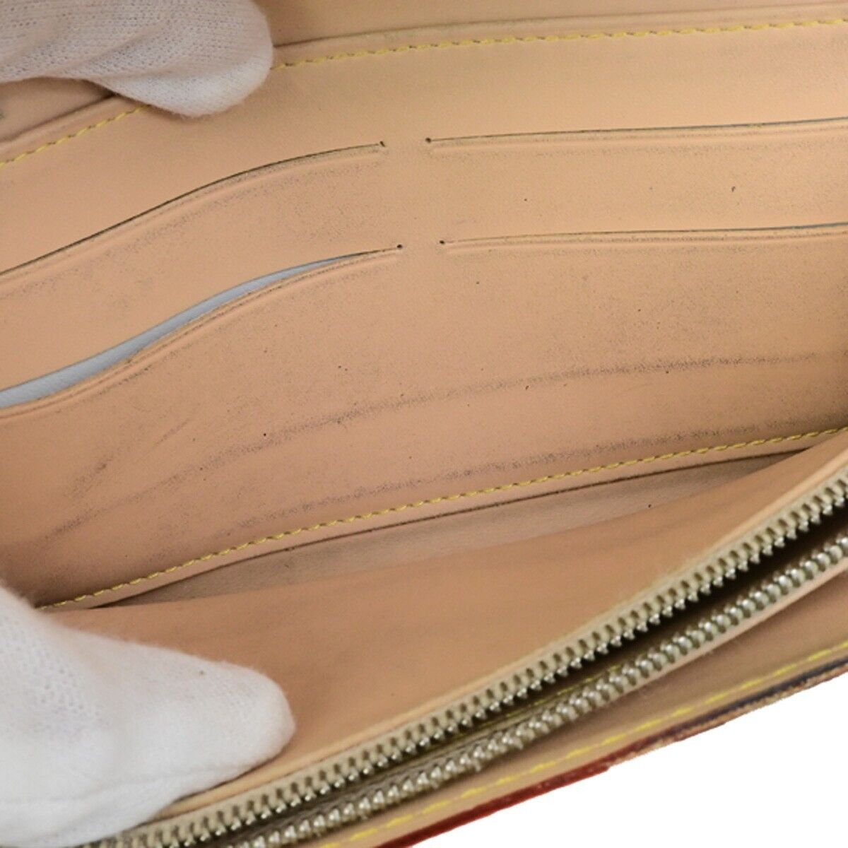 LOUIS VUITTON Long Bifold Wallet Portefeuille Sara multi White M93532 61KA458