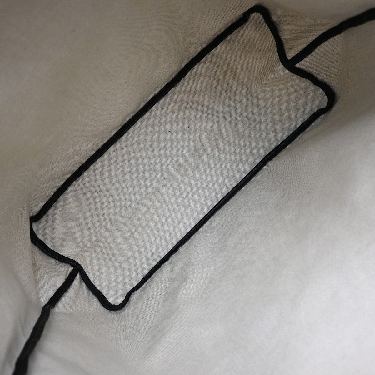 GOYARD Saint Louis PM Shoulder Tote Bag Coating Canvas Leather Black 332RF940